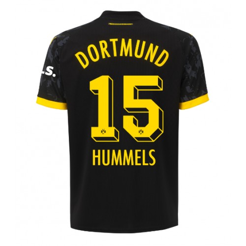 Fotballdrakt Herre Borussia Dortmund Mats Hummels #15 Bortedrakt 2023-24 Kortermet